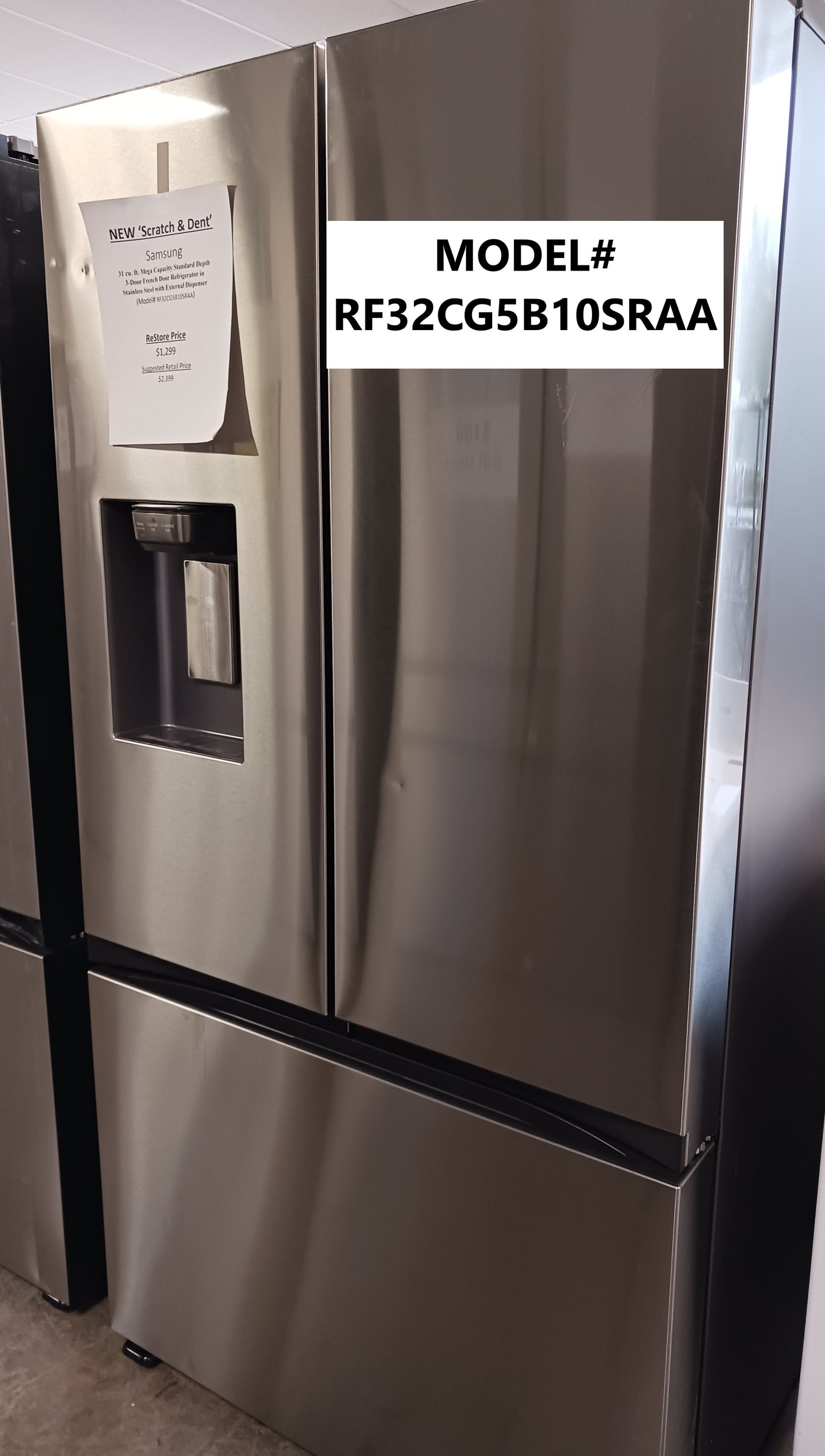 NEW French Door Refrigerator
